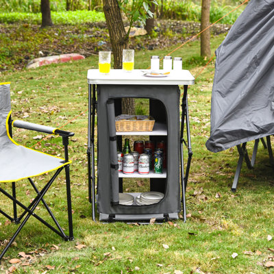 Azenet Camping Storage Cabinet