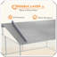 Steel Dog Fence with Canopy Dog Kennel Enclosure