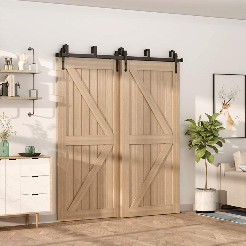 Standard Single Barn Door Hardware, 90 in.