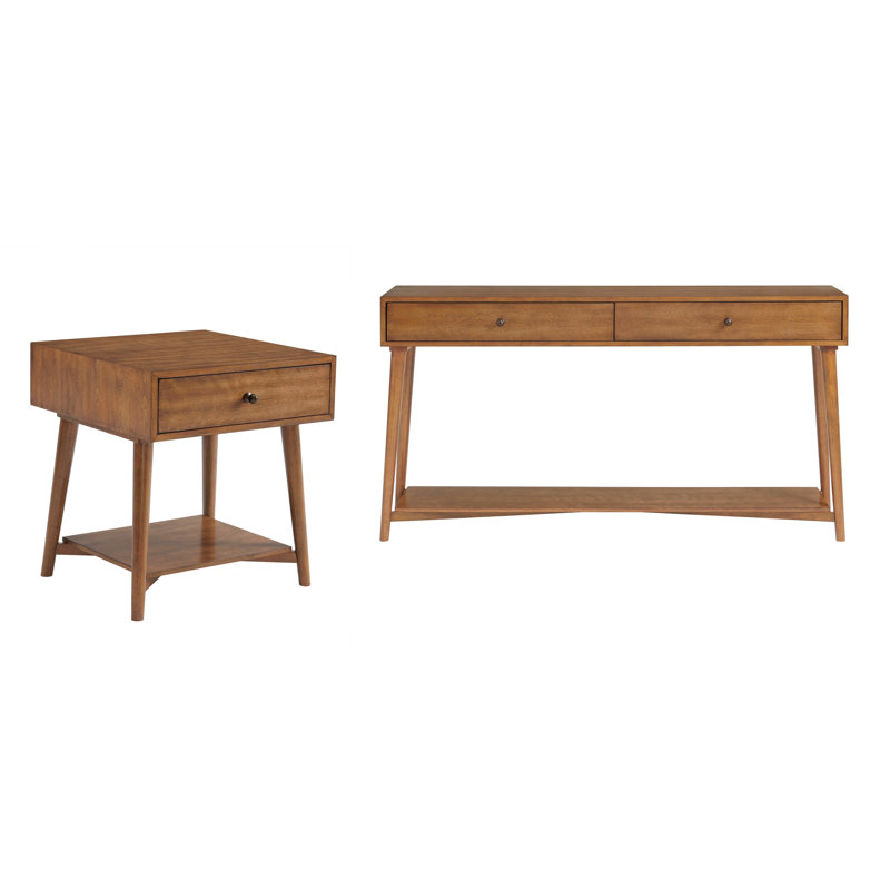Ensemble de console et table de bout 2 pièces Tamaraia