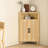 Small Corner Cabinet with 1 Adjustable Shelf