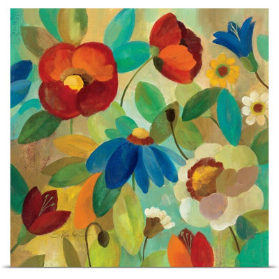 'Summer Floral I' by Silvia Vassileva Painting Print