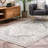 Ethelinde Power Loom Performance Oriental Medallion Cream Rug-689225147