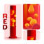 Baby Red Liquid & Yellow Wax - Red Base & Top
