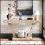 Banc de 60 pouces pour entrée en bois vieilli avec rangement à 2 niveaux en placage de bois massif, conception rustique large pour le couloir et le salon-718140364