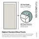 Esprit 44 in. - 48 in. x 78 in. French Monture Sliding Shower Door