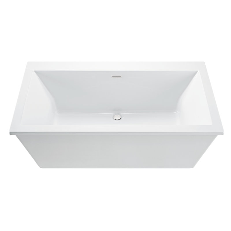 66'' x 36'' Freestanding Soaking Acrylic Bathtub