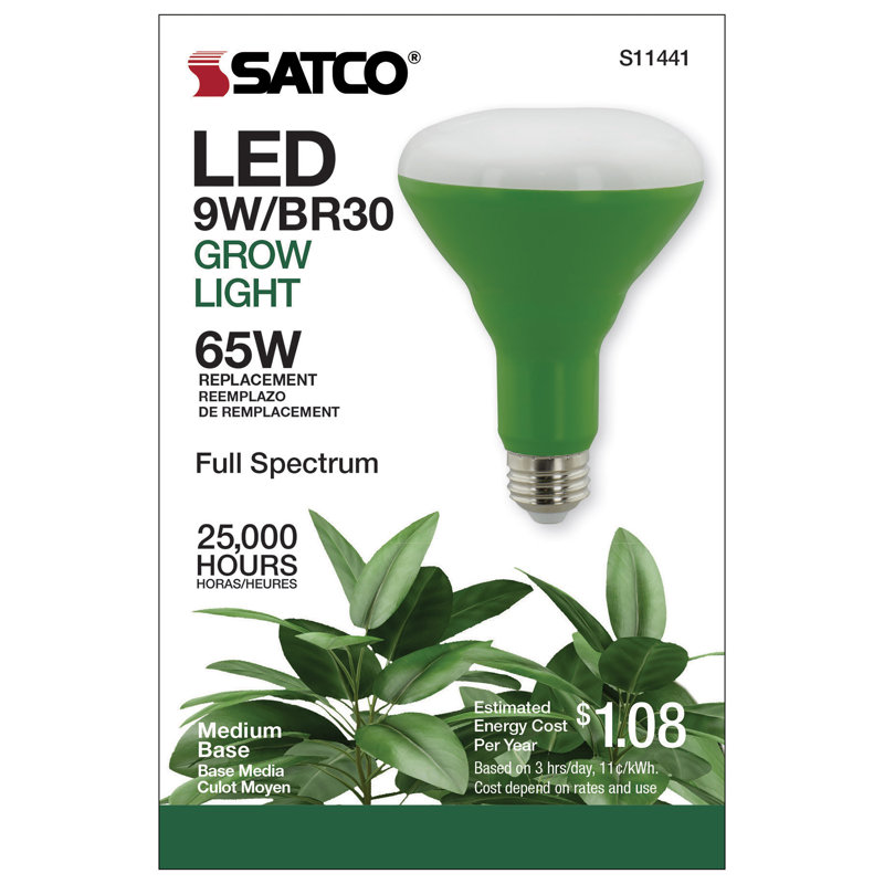 9 Watt Green LED Bulb