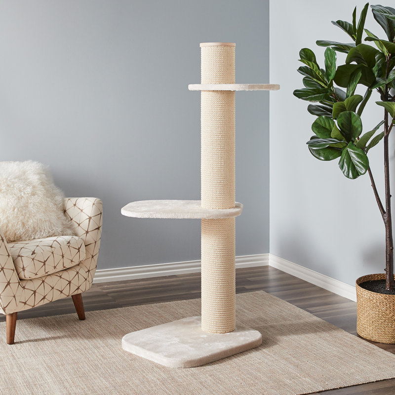 Farrell 58.3'' H Cat Tree, Beige
