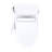 TOTO Ultramax WASHLET+ S2 One-Piece Elongated 1.6 GPF Universal Height Toilet with CEFIONTECT, Cotton White - MW6083346CSFG#01