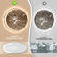 Bathroom mirror round LED lighting touch switch dimmable bathroom mirror-738050947