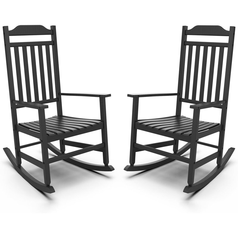 Ensemble de 2 chaises berçantes
