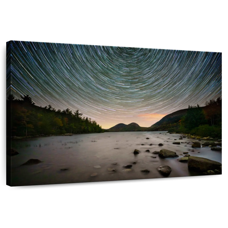 Oberle Star Trails sur l'étang Jordan en Acadie, H 20 po x l 30 po