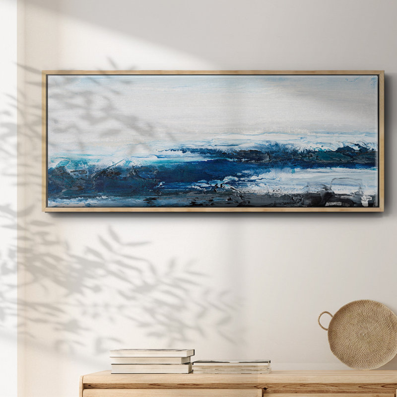 Mysterious Sea I- Framed Canvas