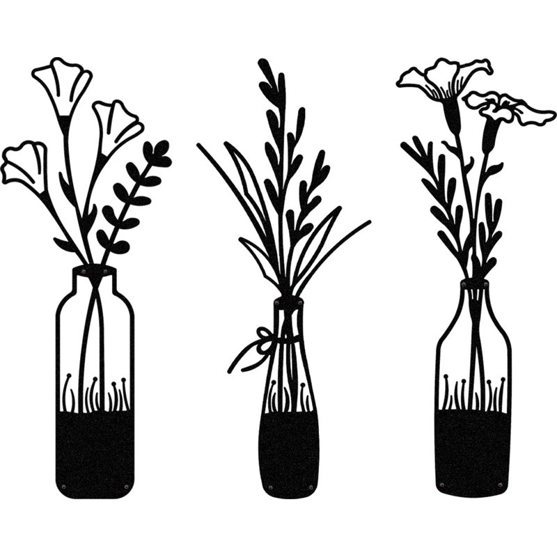 Handmade Coastal Plants & Flowers Wall Decor