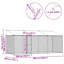 Dog Cage Dog Kennel Outdoor Dog Crate Pet House Grey Galvanised Steel