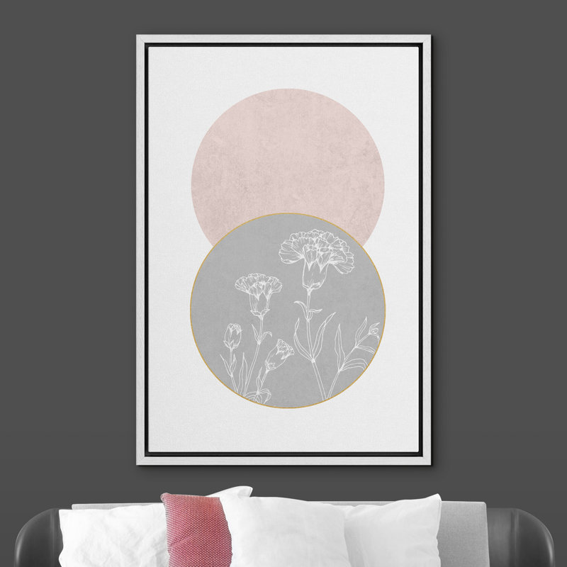 Cadre flottant, impression sur toile, Cadre blanc, H 36 po x l 24 po x P 1,5 po