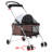 Pet Stroller Waterproof Foldable Dog Stroller Breathable Mesh Cover Cat Stroller Portable Small Medium Pet Stroller with 4-Wheel-59149120