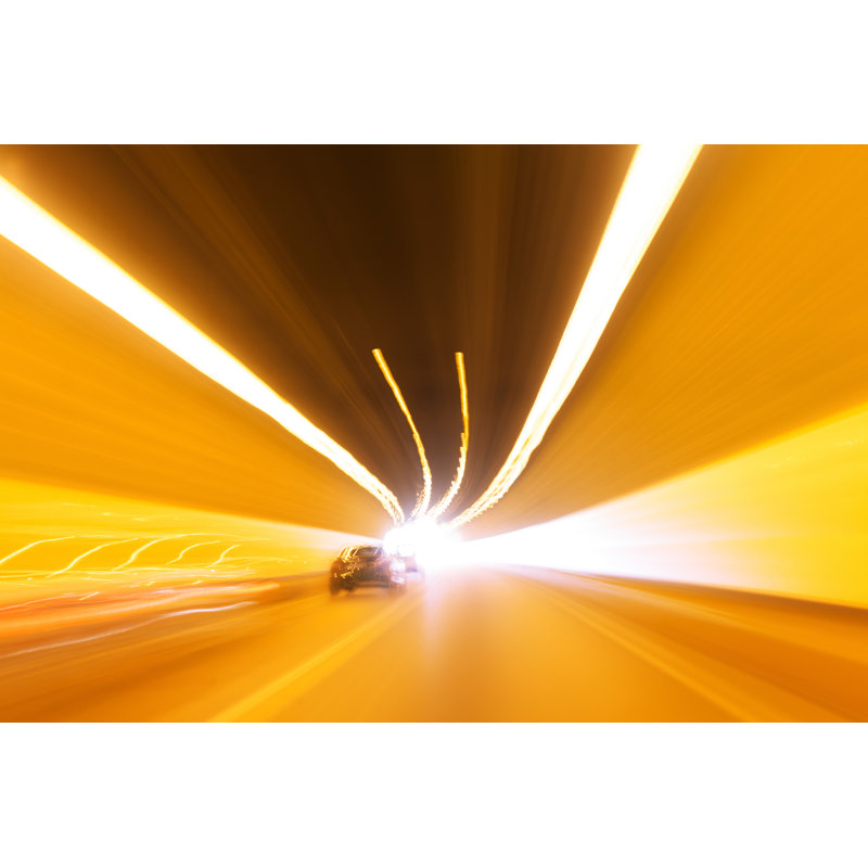 Mahalie Motion Tunnel by Zhudifeng - Wrapped Canvas Print, 30cm H x 46cm W x 3.8cm D