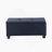 Large Storage Ottoman Bench Set, 3 In 1 Combination Ottoman, Tufted Ottoman Linen Bench-544306301