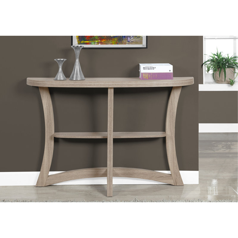 Console brune et taupe stratifiée: moderne et élégante pour la console de la maison