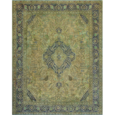 Brystal One-of-a-Kind 9'10" X 12'10" 1980s Wool Area Rug
