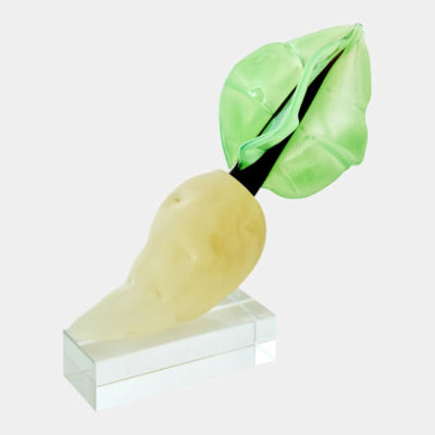 Sugar Beet Sculpture 12"H x 6"W x 14"D Decorative Sculpture