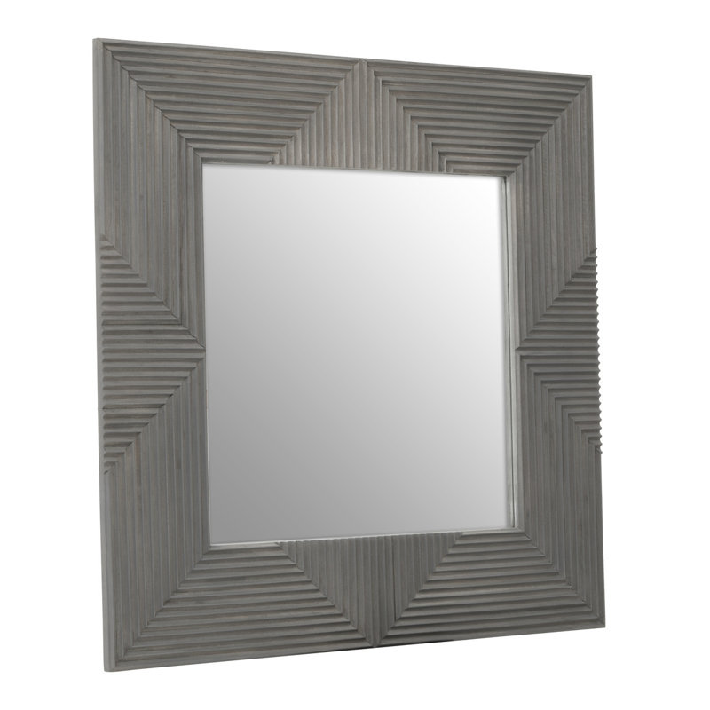 Rozel Solid Wood Flat Wall Mirror