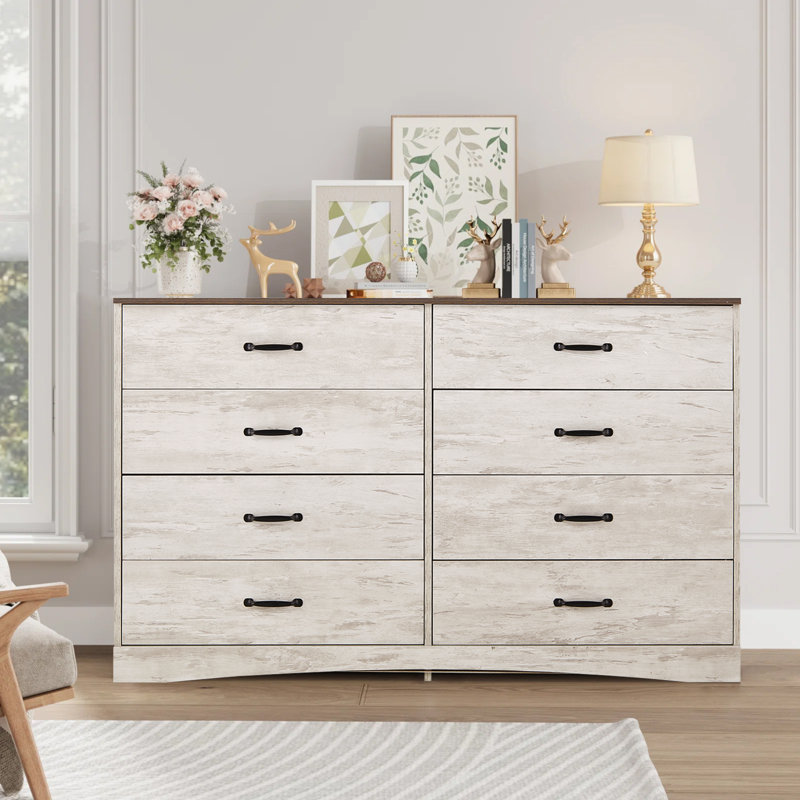 140cm W 6 - Drawer Chest of Drawers, Grey