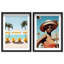Yellow Spring Lounging Set of 2 Shadowbox Floating by Oliver Gal-616638447-616638445