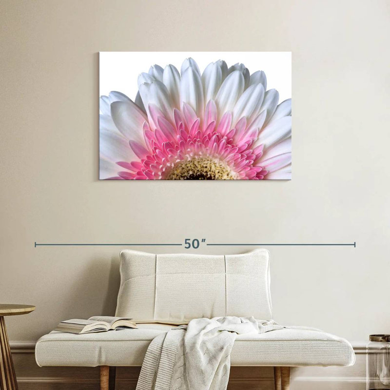 Pétales de fleurs roses Harnek, H 24 po x l 36 po