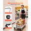 Platform Truck, 2000 lbs Capacity, Heavy Duty Steel Flatbed Cart with Swivel Wheels and Handle, Foldable Platform Hand Push Truck Dolly, for Groceries, Garage, Warehouse, 35.4 x 23.6 x 35.4 in