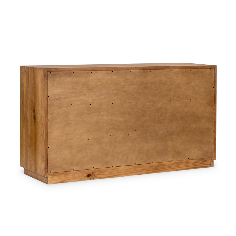 Santa Clara 6-drawer Wood Dresser, Brown