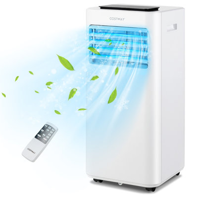 Climatiseur portatif 3-en-1 de 8 000 BTU avec ventilateur Cool Cost de mode Costway