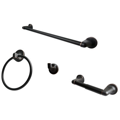 4 - Piece Bathroom Hardware Set