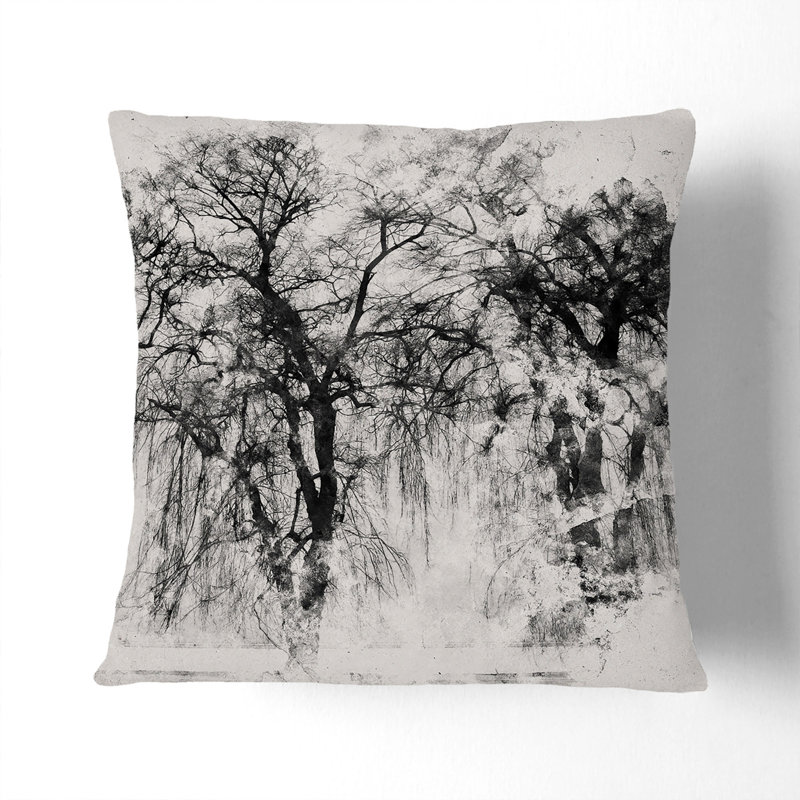 Three Trees at Winter Scatter Cushion, 55cm H x 55cm W x 20cm D