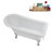 58" Streamlin Clawfoot Tub,Tray,Drain, Clawfeet-101628928-102219865