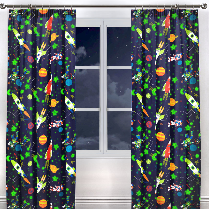 Supersonic Room Darkening Curtain Pair