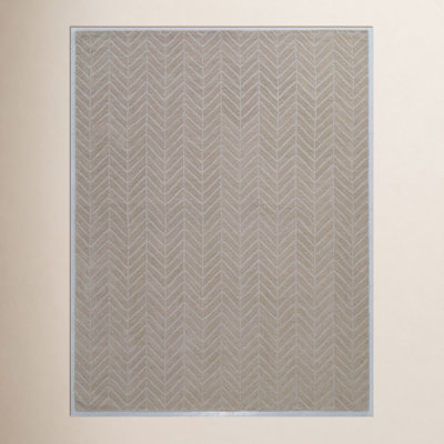 Aldin Hand-Tufted Chevron Rug