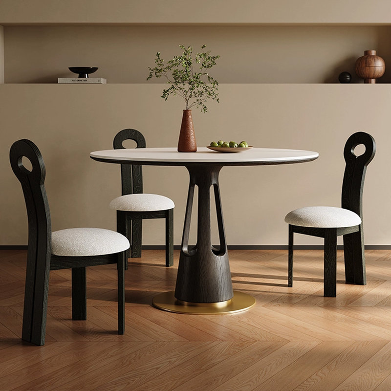 Table de salle à manger blanche, H 29,53 po x L 39,37 po x l 39,37 po