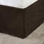 Édredon brun très grand 7 pièces - Faux suède, style chalet avec boutons, coussins décoratifs, literie lavable à la machine