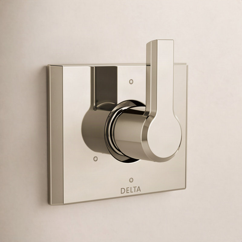 Pivotal 6-Setting 3-Port Diverter Trim, Lumicoat Polished Nickel