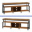 Lory Industrial TV Stand , TV Console, Multifunction Media Console With LED Strip and Built-in Power Outlet-79464589