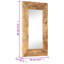 Chapple Wood Flat Wall Mirror-201280435