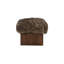 Serge Ottoman Brown Faux Fur-1340168154