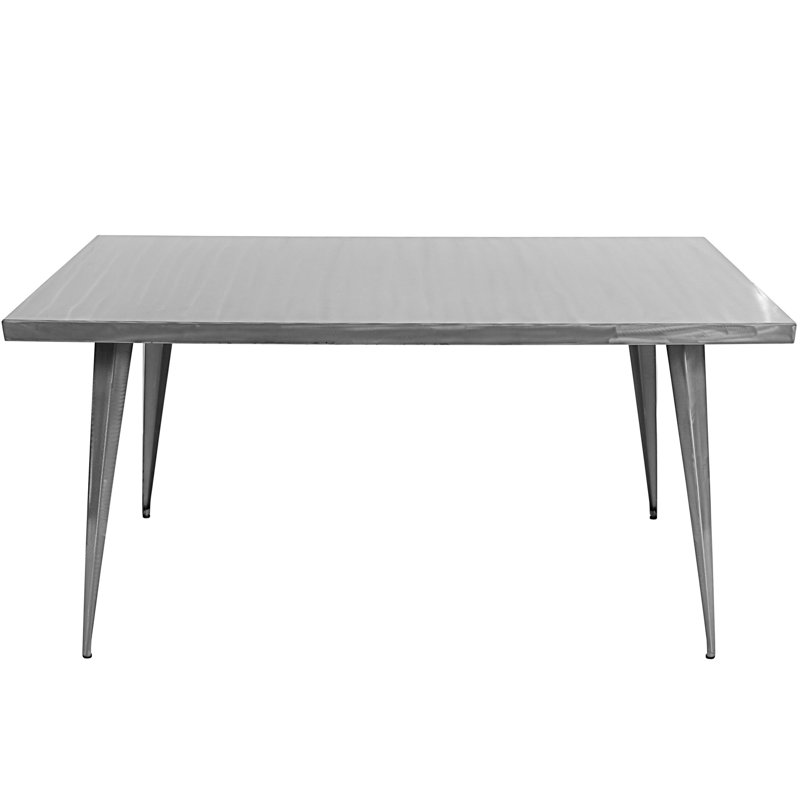 Table de salle à manger Marie, Argent, H 30 po x L 59 po x l 32 po