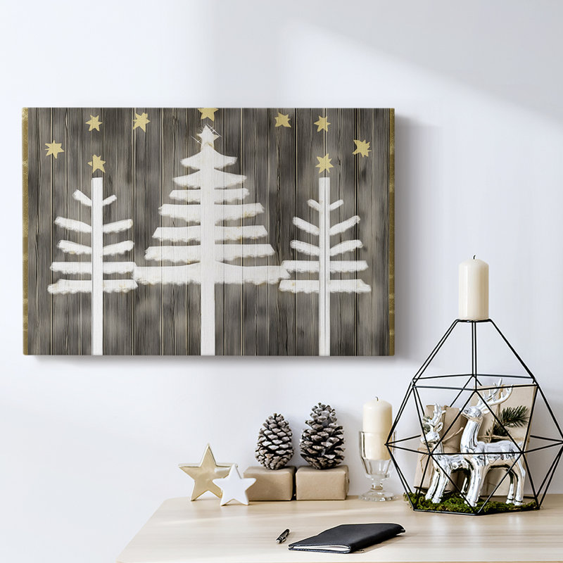 Christmas Holiday Arts - Toile tendue avec châssis, H 12 po x l 18 po
