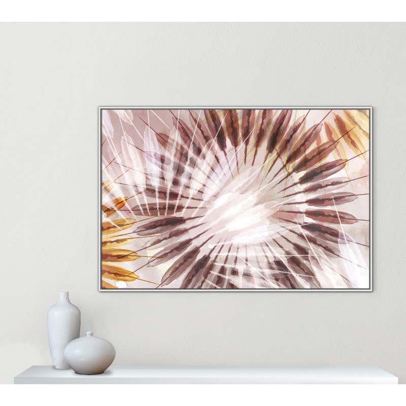 Danse des rayons II par Eva Watts, Blanc, H 41,5 po x l 61,5 po