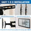 Support mural articulé pour téléviseur de 32 à 50 po Mount-It | 115 lb Capacité de poids