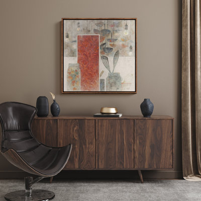 Art mural encadré abstrait rétro antique classique pour chambre à coucher